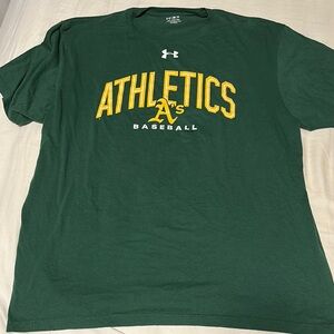 Under Armour Green and Yellow Short Sleeve Tees